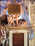 Andrea Mantegna Inscription with Putti oil painting on canvas